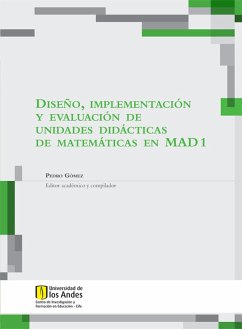 Cover Diseño, implementación y evaluación de unidades didácticas de matemáticas en MAD 1 (eBook, PDF)