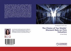 The Choice of Tax Shields¿ Discount Rate on Firm Valuation - Cordeiro Lopes, Ana Margarida