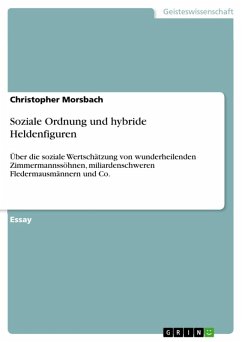 Soziale Ordnung und hybride Heldenfiguren (eBook, ePUB)