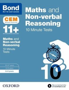 Bond 11+: Maths & Non-verbal Reasoning: CEM 10 Minute Tests - Hughes, Michellejoy; Bond 11+