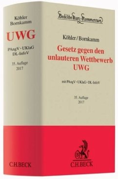 Gesetz gegen den unlauteren Wettbewerb (UWG), Kommentar