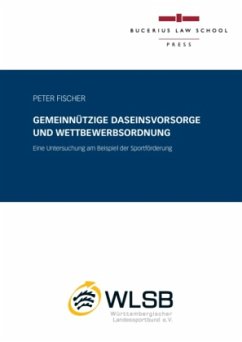 Cover Gemeinnützige Daseinsvorsorge und Wettbewerbsordnung