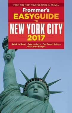 Frommer's EasyGuide to New York City 2017 (eBook, ePUB) - Frommer, Pauline