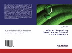 Effect of Chemicals on Growth and cut flower of T.rotundifolia Blake - Patel, Ruby;Mankad, Archana