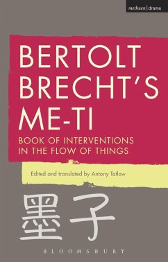 Bertolt Brecht's Me-ti (eBook, ePUB) - Brecht, Bertolt