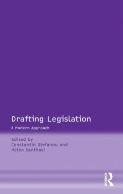 Drafting Legislation (eBook, PDF) - Stefanou, Constantin