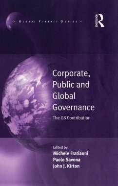 Corporate, Public and Global Governance (eBook, PDF) - Fratianni, Michele; Savona, Paolo