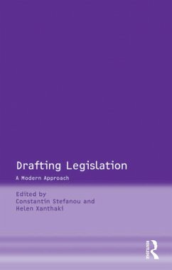 Drafting Legislation (eBook, ePUB) - Stefanou, Constantin