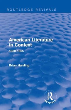 American Literature in Context (eBook, ePUB) - Harding, Brian