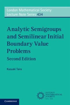 Analytic Semigroups and Semilinear Initial Boundary Value Problems (eBook, PDF) - Taira, Kazuaki