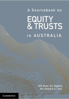 Cover Sourcebook on Equity and Trusts in Australia (eBook, PDF)