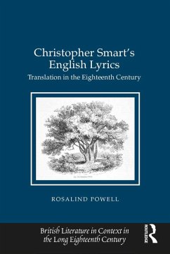 Cover Christopher Smart's English Lyrics (eBook, ePUB)