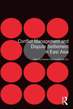 Cover Conflict Management and Dispute Settlement in East Asia (eBook, PDF)