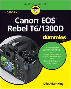 Canon EOS Rebel T6/1300D For Dummies - King, Julie Adair