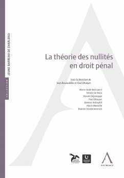 La théorie des nullités en droit pénal (eBook, ePUB) - Collectif; Anthemis