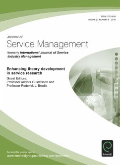 Cover Enhancing theory development in service research (eBook, PDF)