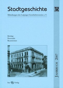 Cover Stadtgeschichte. Mitteilungen des Leipziger Geschichtsvereins e.V. / Stadtgeschichte (eBook, PDF)