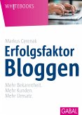 Erfolgsfaktor Bloggen (eBook, ePUB)