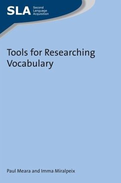 Tools for Researching Vocabulary - Meara, Paul; Miralpeix, Imma