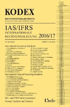 KODEX Internationale Rechnungslegung IAS/IFRS 2016/17 - Wagenhofer, Alfred