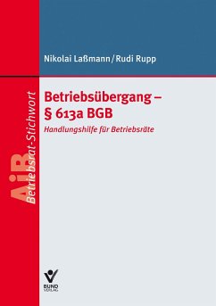 Betriebsübergang - § 613a BGB - Laßmann, Nikolai;Rupp, Rudi