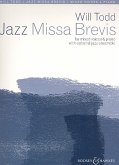 Jazz Missa brevis for mixed chorus and piano (jazz ensemble ad lib) vocal score