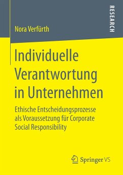 Individuelle Verantwortung in Unternehmen - Verfürth, Nora