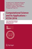 Computational Science and Its Applications ¿ ICCSA 2016