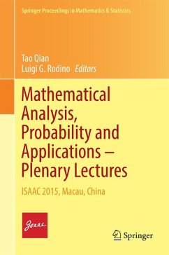 Cover Mathematical Analysis, Probability and Applications - Plenary Lectures