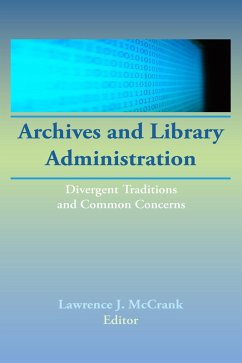 Cover Archives and Library Administration (eBook, PDF)