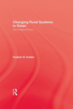 Cover Changing Rural Systems In Oman (eBook, PDF)