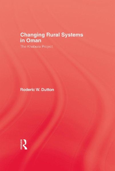 Changing Rural Systems In Oman (eBook, PDF) Changing Rural Systems In Oman (eBook, PDF)