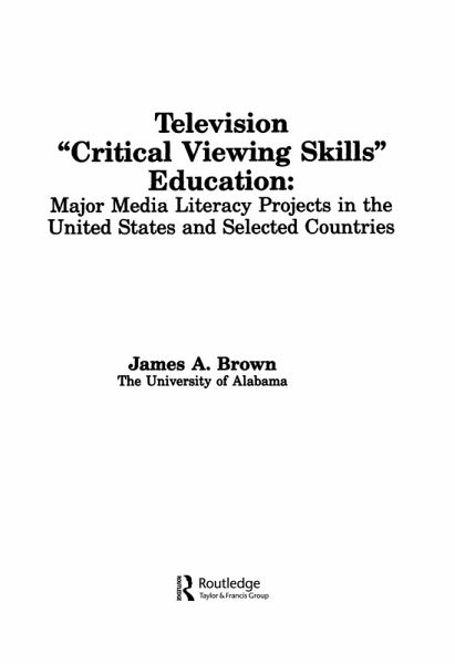 Television ',Critical Viewing Skills', Education (eBook, ePUB) Television ',Critical Viewing Skills', Education (eBook, ePUB)