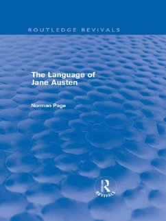 The Language of Jane Austen (Routledge Revivals) (eBook, ePUB) - Page, Norman