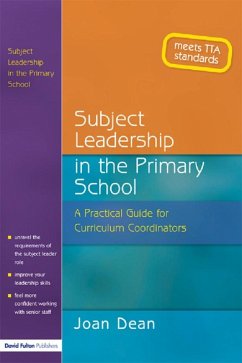Subject Leadership in the Primary School (eBook, ePUB) - Dean, Joan