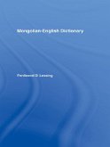 Mongolian-English Dictionary (eBook, PDF)