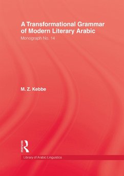 Transformational Grammar Of Modern Literary Arabic (eBook, PDF) - Kebbe