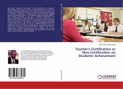 Teacher's Certification or Non-Certification on Students' Achievement - Ajimatanrareje, Femi Ade