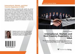 International, Market, and Host Country Experience in M&A