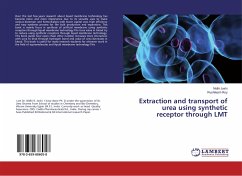 Extraction and transport of urea using synthetic receptor through LMT