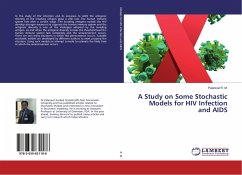 A Study on Some Stochastic Models for HIV Infection and AIDS