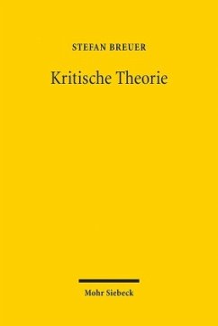 Kritische Theorie - Breuer, Stefan