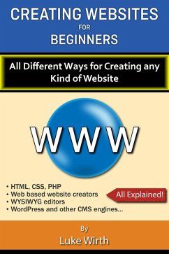 Creating Websites for Beginners: All the Different Ways for Creating any Kind of Website (eBook, ePUB) - Wirth, Luke