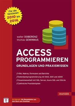 Access programmieren (eBook, PDF) - Doberenz, Walter; Gewinnus, Thomas