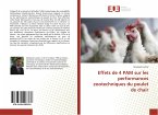Effets de 4 PAM sur les performances zootechniques du poulet de chair