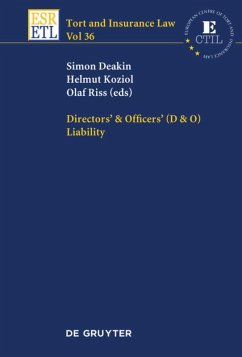 Directors & Officers (D & O) Liability - Deakin, Simon F.;Koziol, Helmut;Riss, Olaf