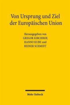 Cover Von Ursprung und Ziel der Europäischen Union