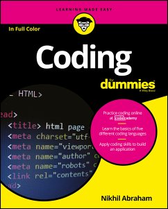 Coding For Dummies (eBook, PDF) - Abraham, Nikhil