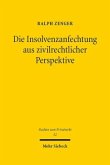 Die Insolvenzanfechtung aus zivilrechtlicher Perspektive Die Insolvenzanfechtung aus zivilrechtlicher Perspektive
