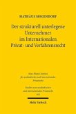 Der strukturell unterlegene Unternehmer im Internationalen Privat- und Verfahrensrecht Der strukturell unterlegene Unternehmer im Internationalen Privat- und Verfahrensrecht